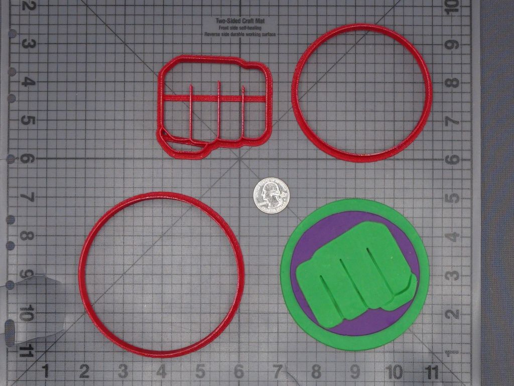 Hulk Logo 266-K810 Cookie Cutter Set