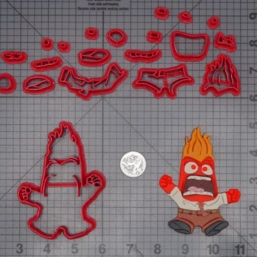 Inside Out - Anger Body 266-K811 Cookie Cutter Set