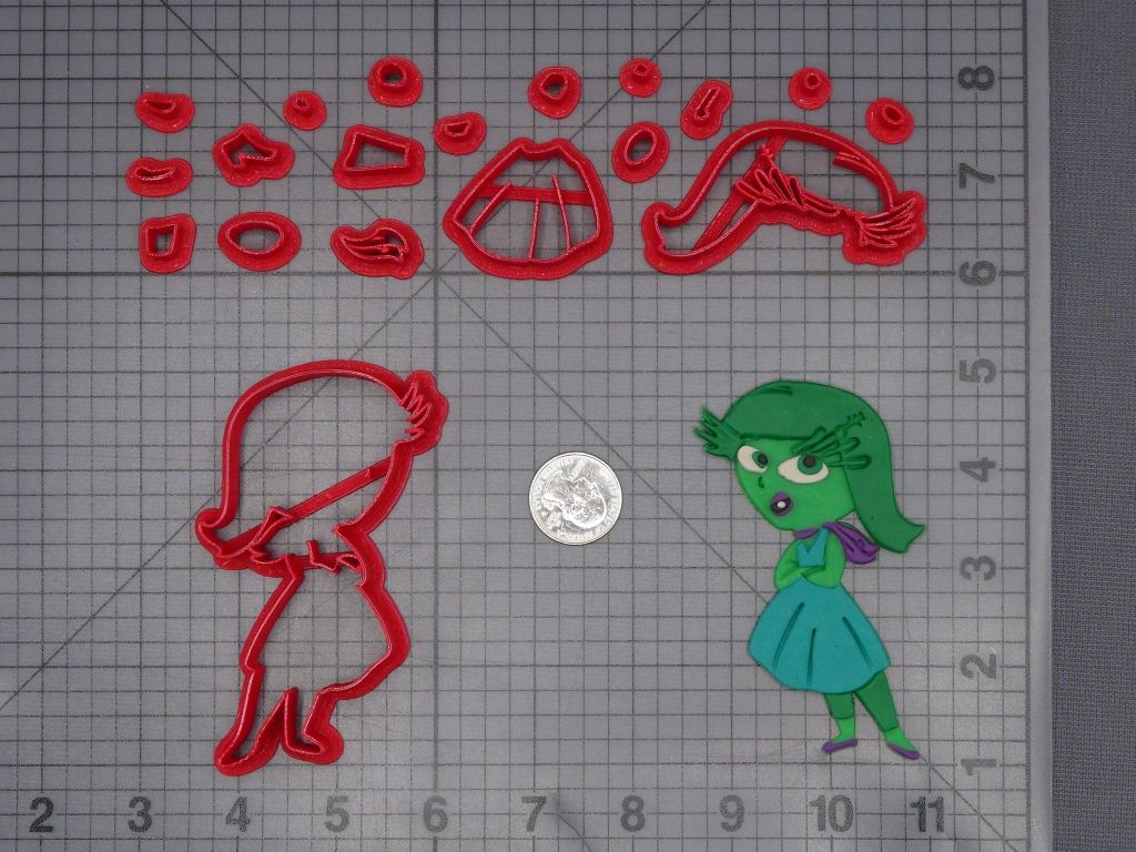 Inside Out - Disgust Body 266-K741 Cookie Cutter Set