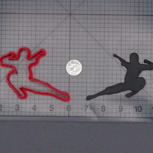 Karate Kick 266-K588 Cookie Cutter Silhouette