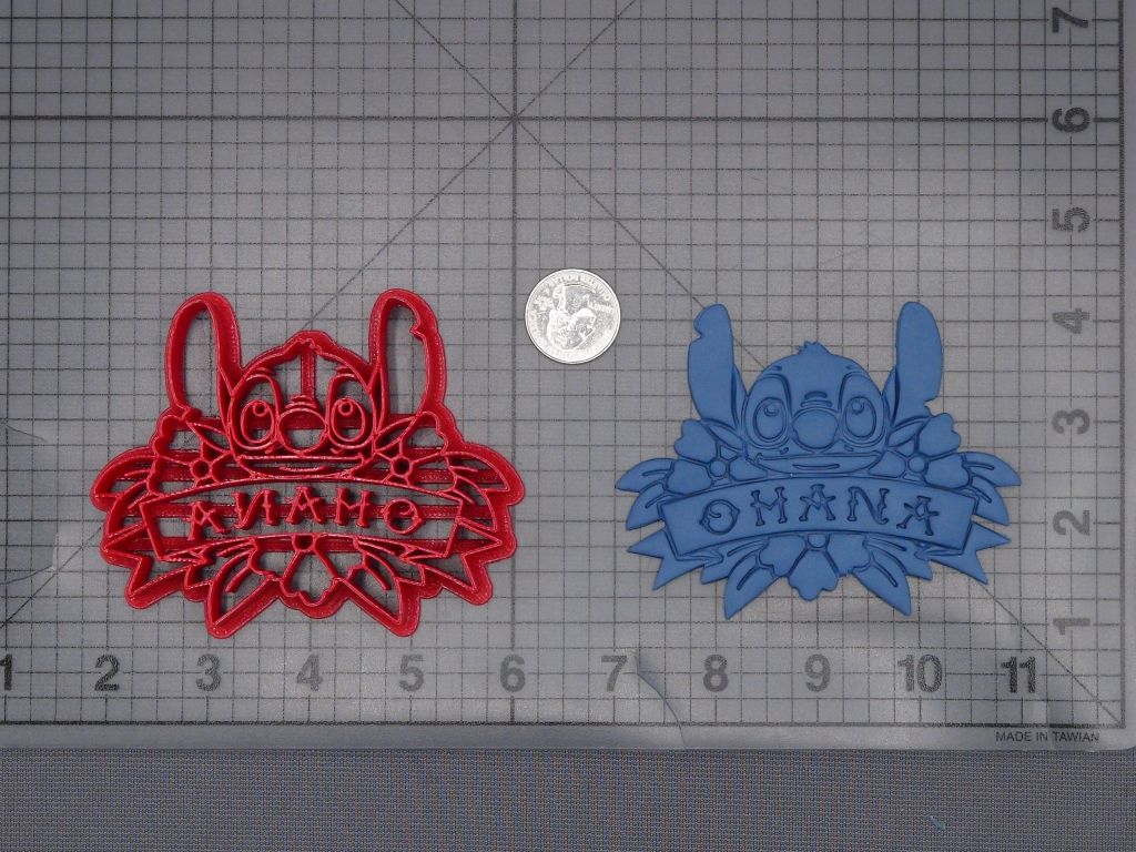 Lilo and Stitch - Stitch Head Ohana 266-K763 Cookie Cutter