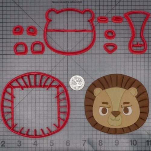Lion Head 266-K703 Cookie Cutter Set