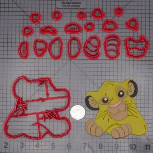 Lion King - Simba 266-D464 Cookie Cutter Set