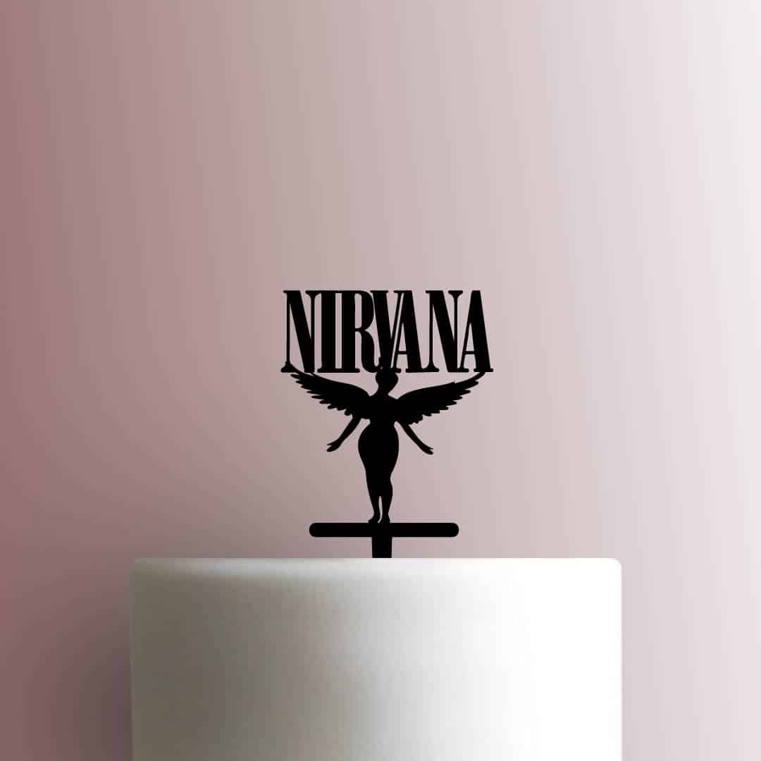 Nirvana Angel Logo 225-B992 Cake Topper