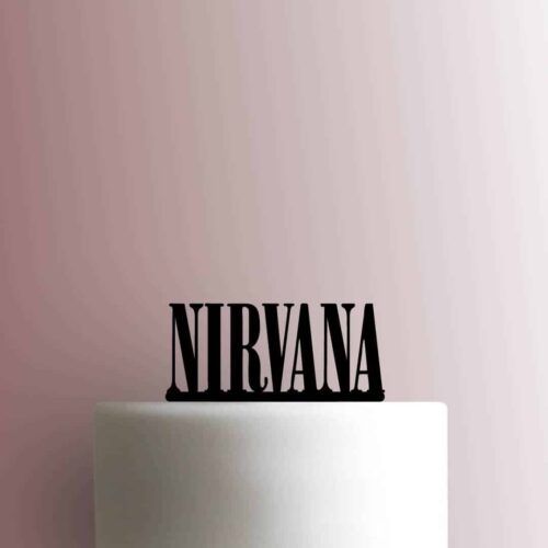Nirvana Logo 225-B991 Cake Topper