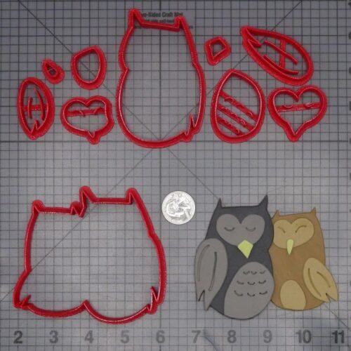 Owl Couple 266-K705 Cookie Cutter Set
