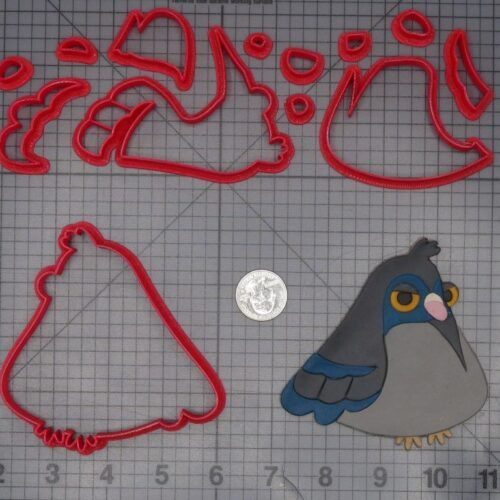 Pigeon Bird 266-K636 Cookie Cutter Set