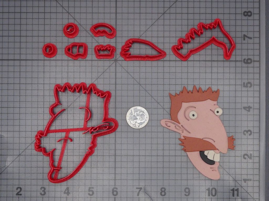 The Wild Thornberrys - Nigel Head 266-K812 Cookie Cutter Set
