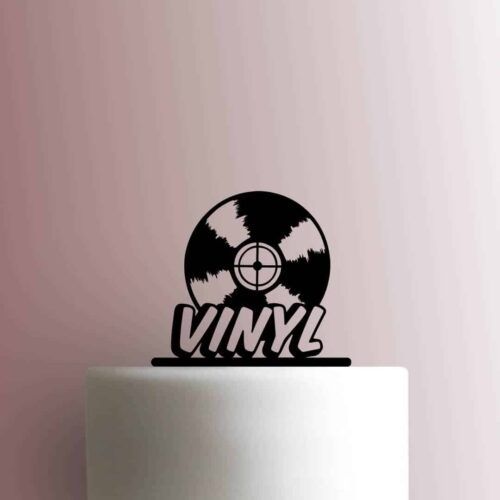 Vinyl Record 225-B819 Cake Topper