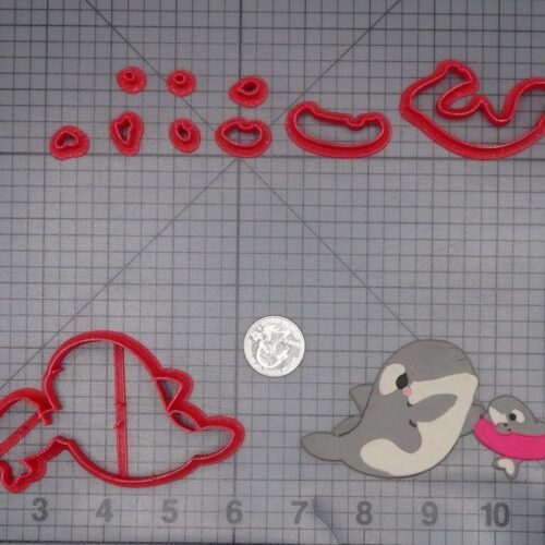 Whale Swimming Lessons 266-K602 Cookie Cutter Set
