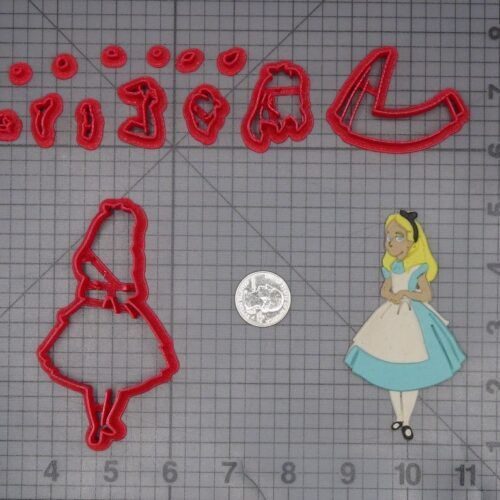 Alice in Wonderland - Alice Body 266-F109 Cookie Cutter Set