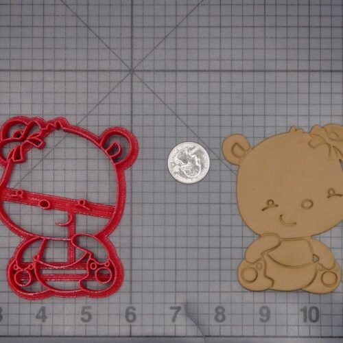 Baby Girl Bear 266-K898 Cookie Cutter