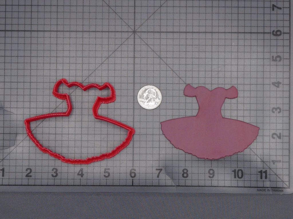 Ballet Tutu Leotard 266-K930 Cookie Cutter Silhouette
