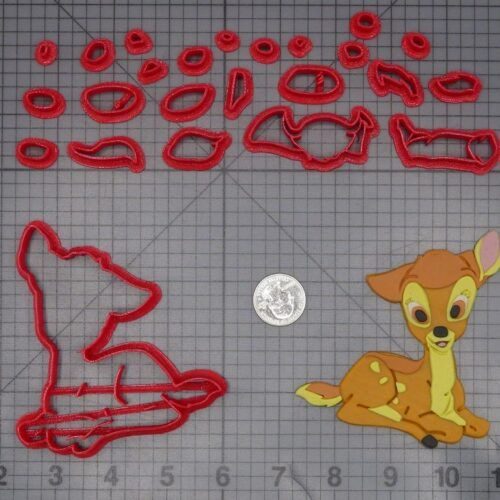 Bambi Body 266-H295 Cookie Cutter Set