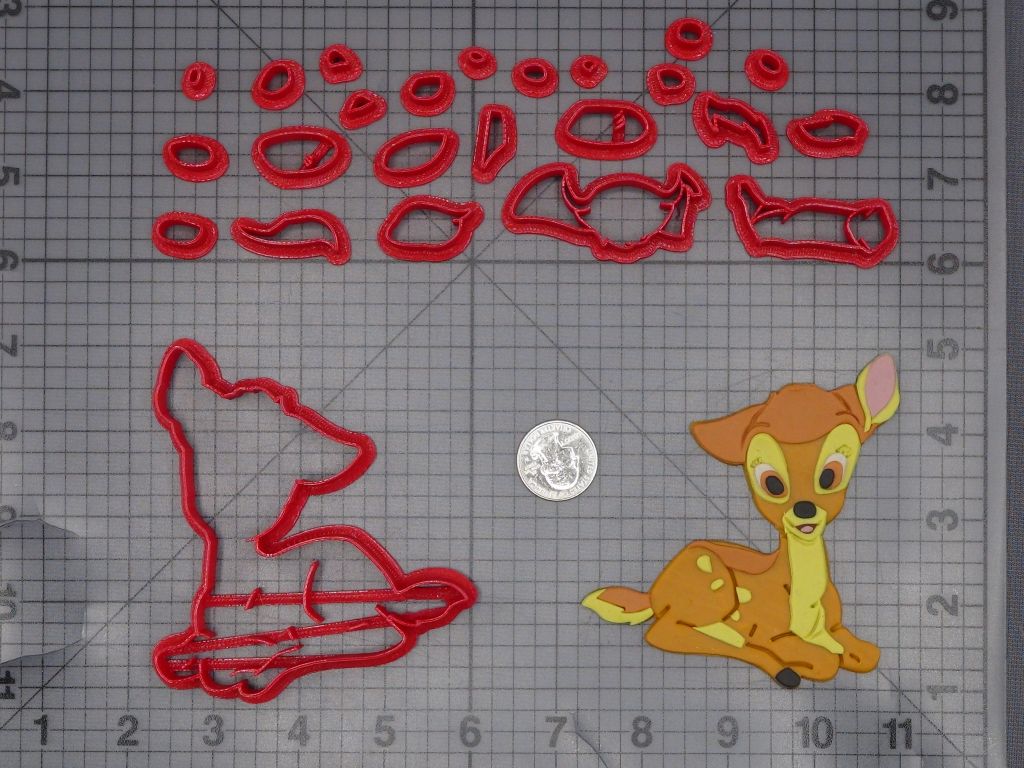 Bambi Body 266-H295 Cookie Cutter Set