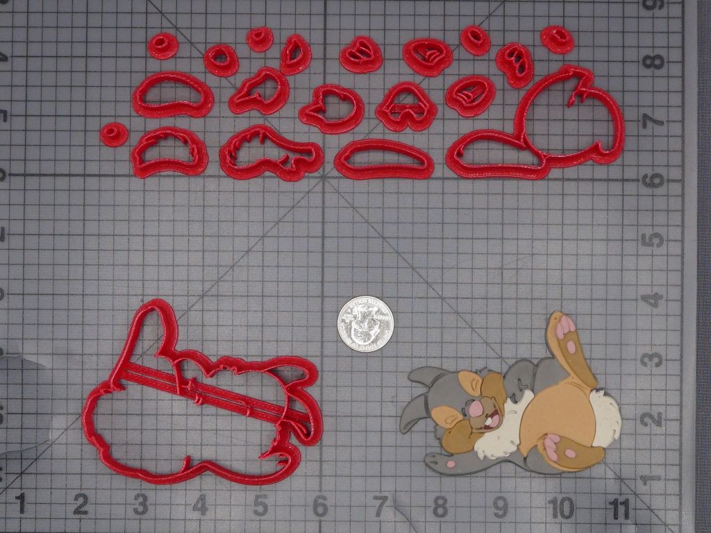 Bambi - Thumper Bunny Body 266-G506 Cookie Cutter Set