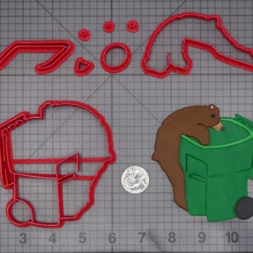 Bear Digging in Trash 266-K698 Cookie Cutter Set
