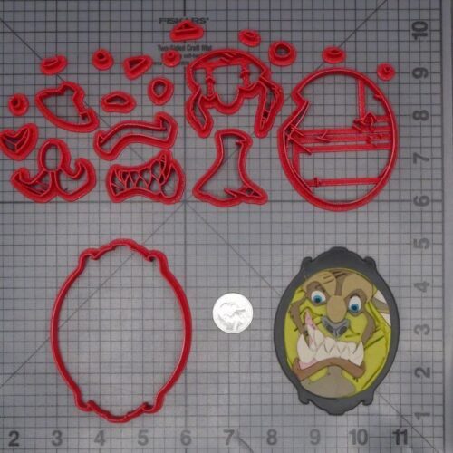 Beauty and the Beast - Beast in Mirror 266-K769 Cookie Cutter Set