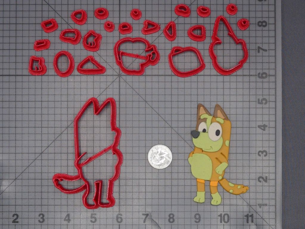 Bluey - Chili Body 266-K941 Cookie Cutter Set