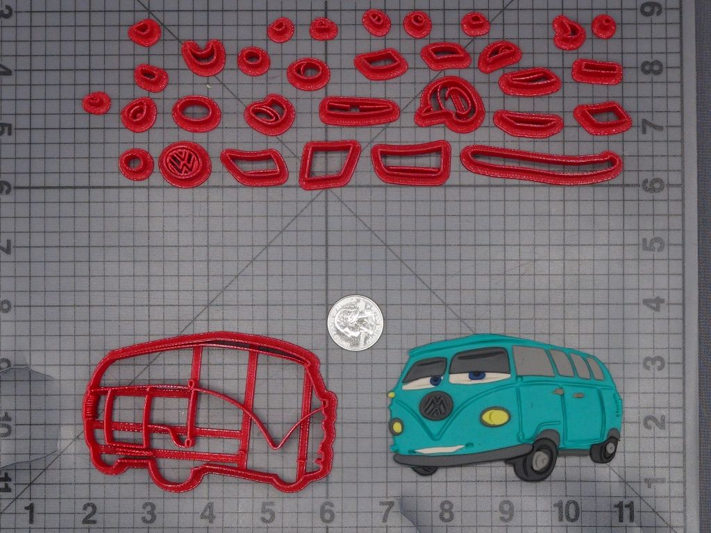 Cars - Fillmore VW Bus Car 266-I593 Cookie Cutter Set