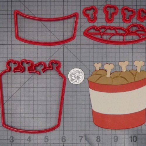 Chicken Bucket 266-K779 Cookie Cutter Set