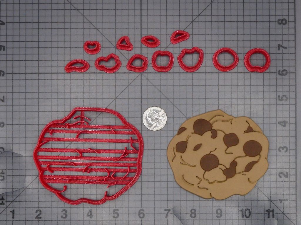 Chocolate Chip Cookie 266-K850 Cookie Cutter Set