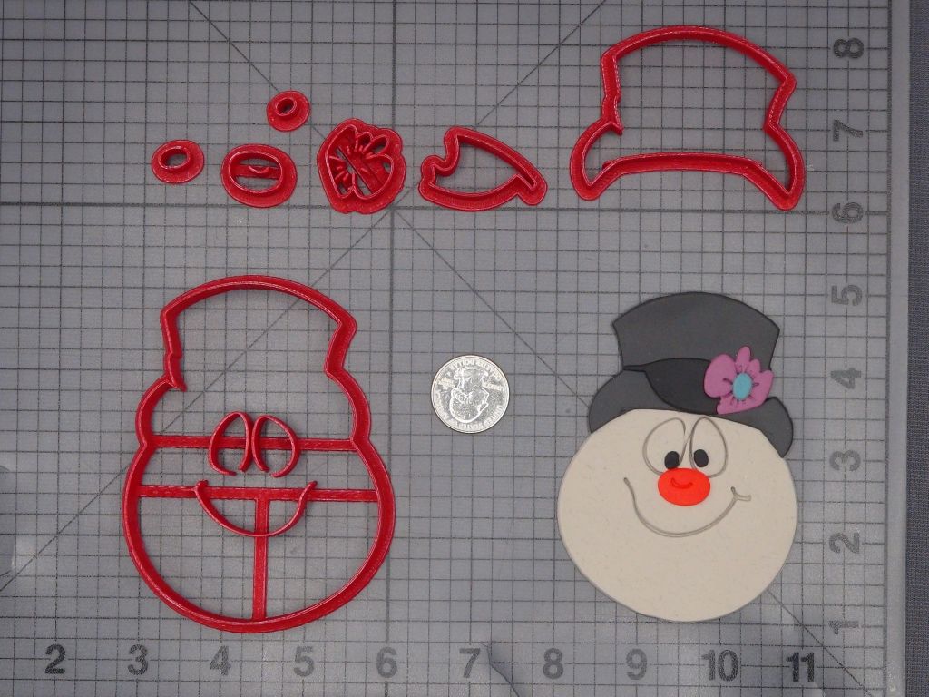 Christmas - Frosty the Snowman Head 266-L022 Cookie Cutter Set
