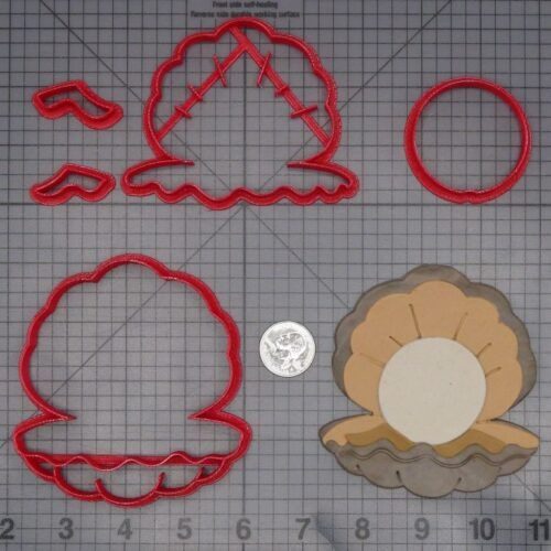 Clam Shell 266-K849 Cookie Cutter Set