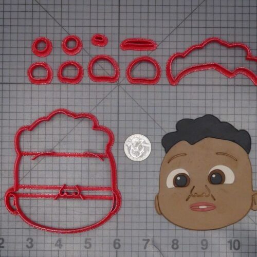 CoComelon - Cody Head 266-F761 Cookie Cutter Set