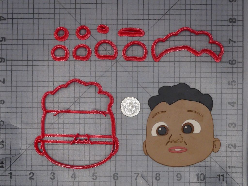 CoComelon - Cody Head 266-F761 Cookie Cutter Set