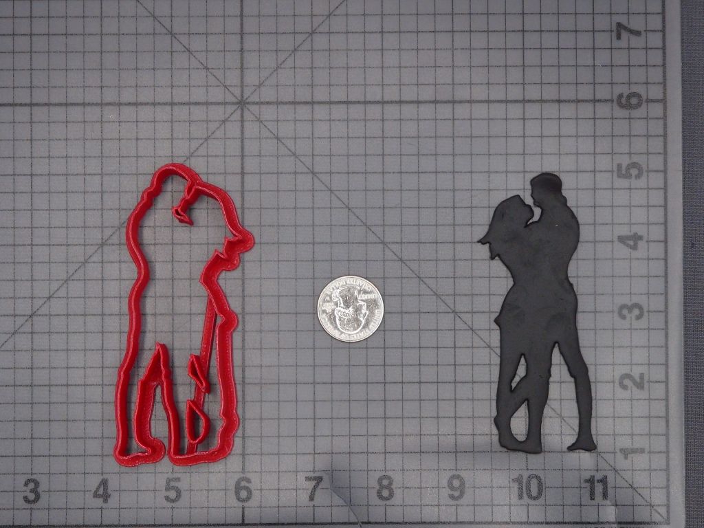 Couple Embracing 266-K895 Cookie Cutter