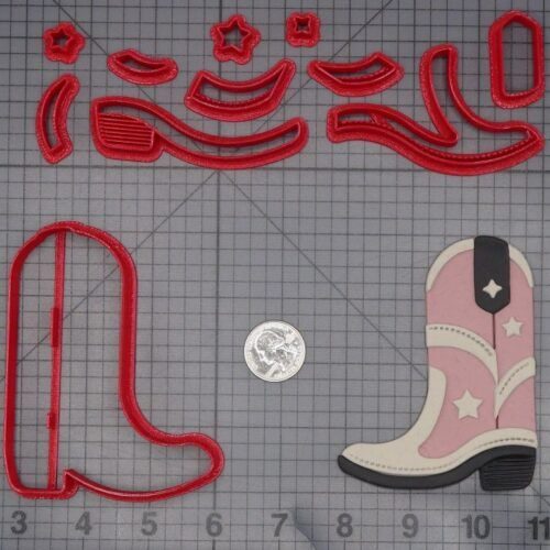 Cowboy Boot 266-K815 Cookie Cutter Set