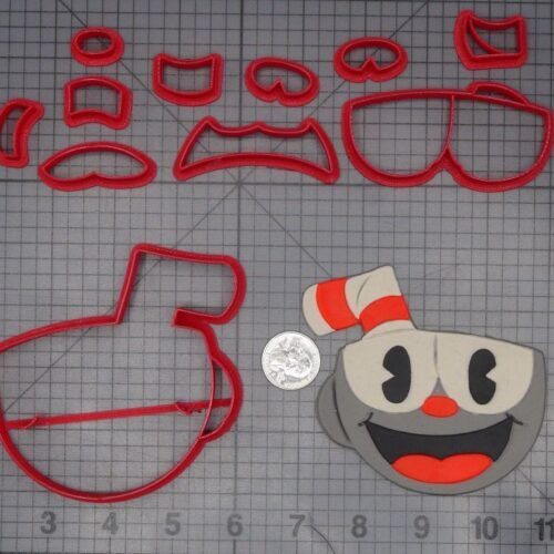 Cuphead 266-K910 Cookie Cutter Set