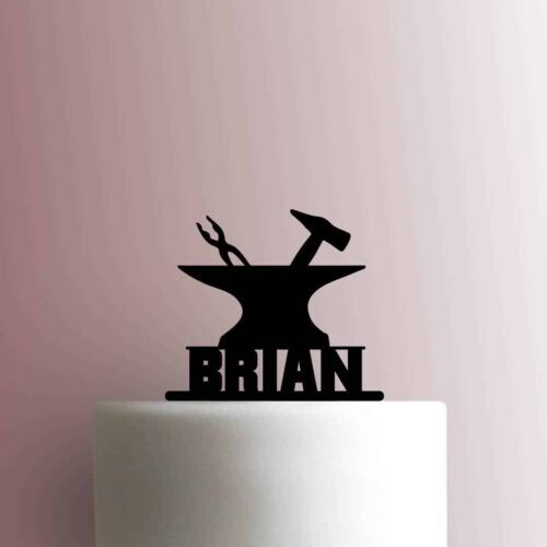 Custom Anvil Name 225-B883 Cake Topper