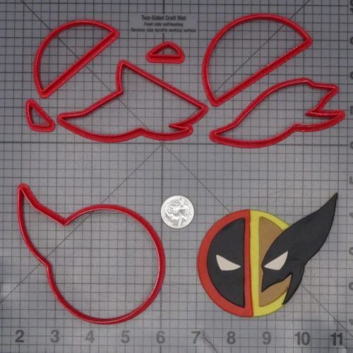 Deadpool VS Wolverine 266-K947 Cookie Cutter Set