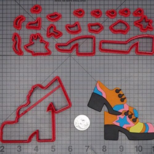 Disco Shoes 266-K663 Cookie Cutter Set