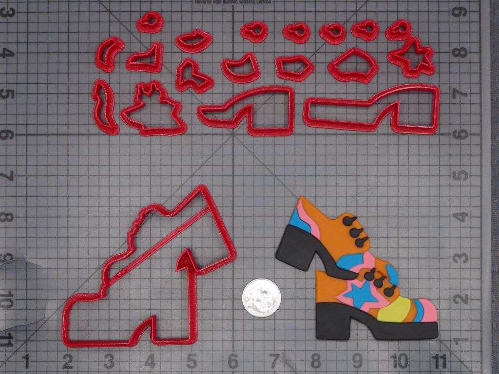 Disco Shoes 266-K663 Cookie Cutter Set