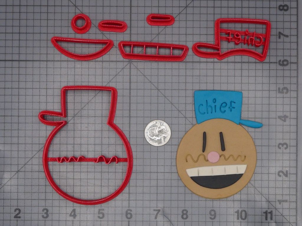 Dog Man - Chief Head 266-K911 Cookie Cutter Set