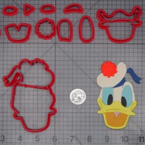 Donald Duck Head 266-K841 Cookie Cutter Set