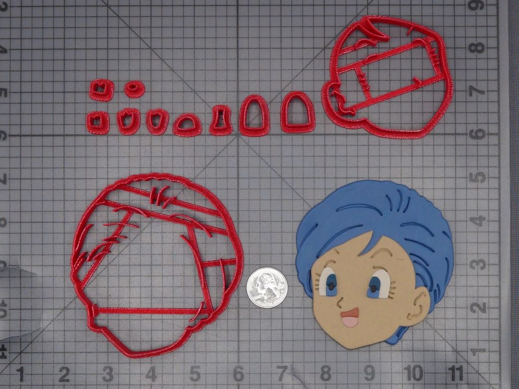 Dragon Ball Z - Bulma Head 266-K772 Cookie Cutter Set