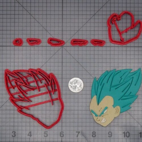 Dragon Ball Z - Vegeta Head 266-K804 Cookie Cutter Set