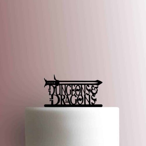 Dungeons and Dragons Logo 225-B890 Cake Topper