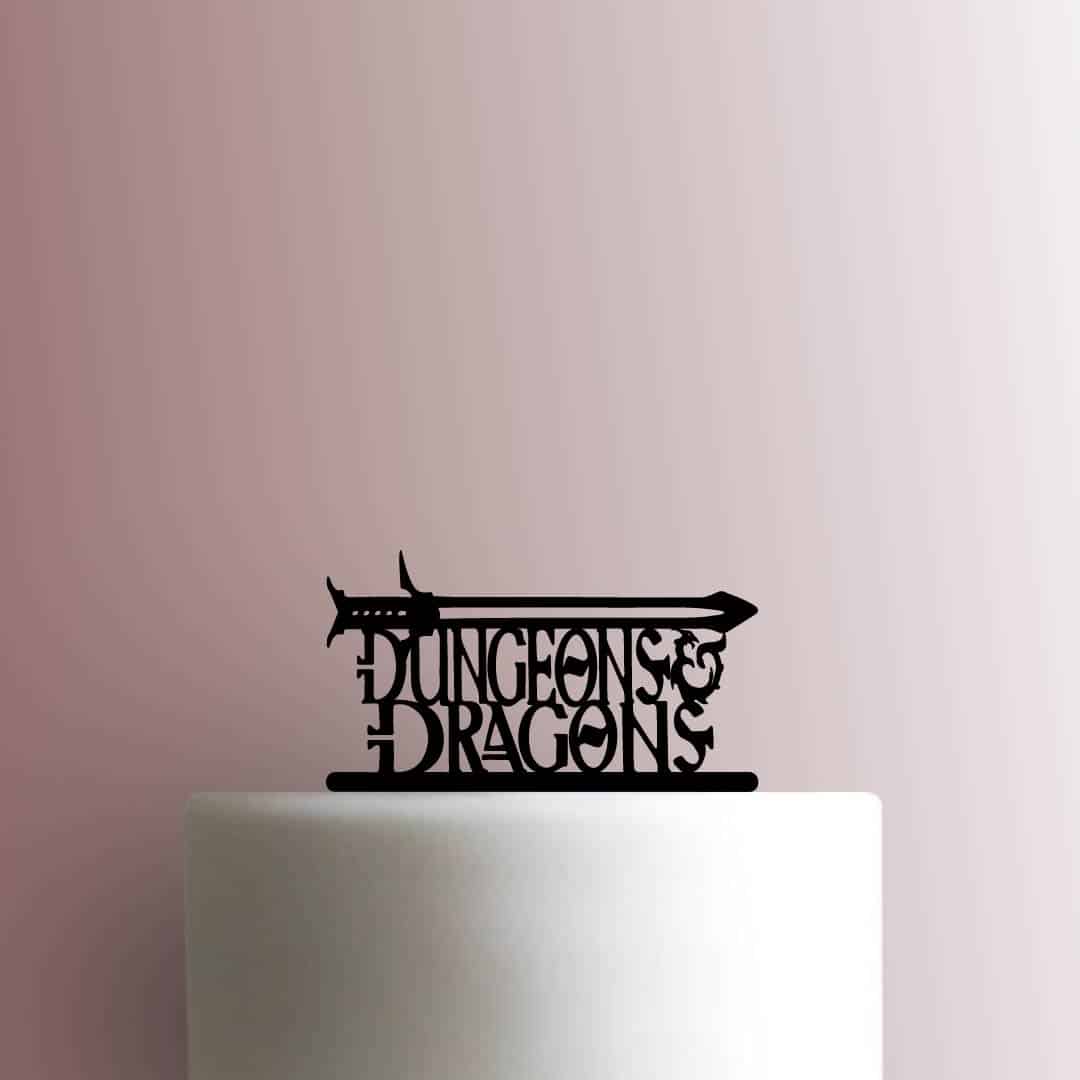 Dungeons and Dragons Logo 225-B890 Cake Topper