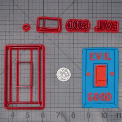 Evil Good Light Switch 266-K661 Cookie Cutter Set