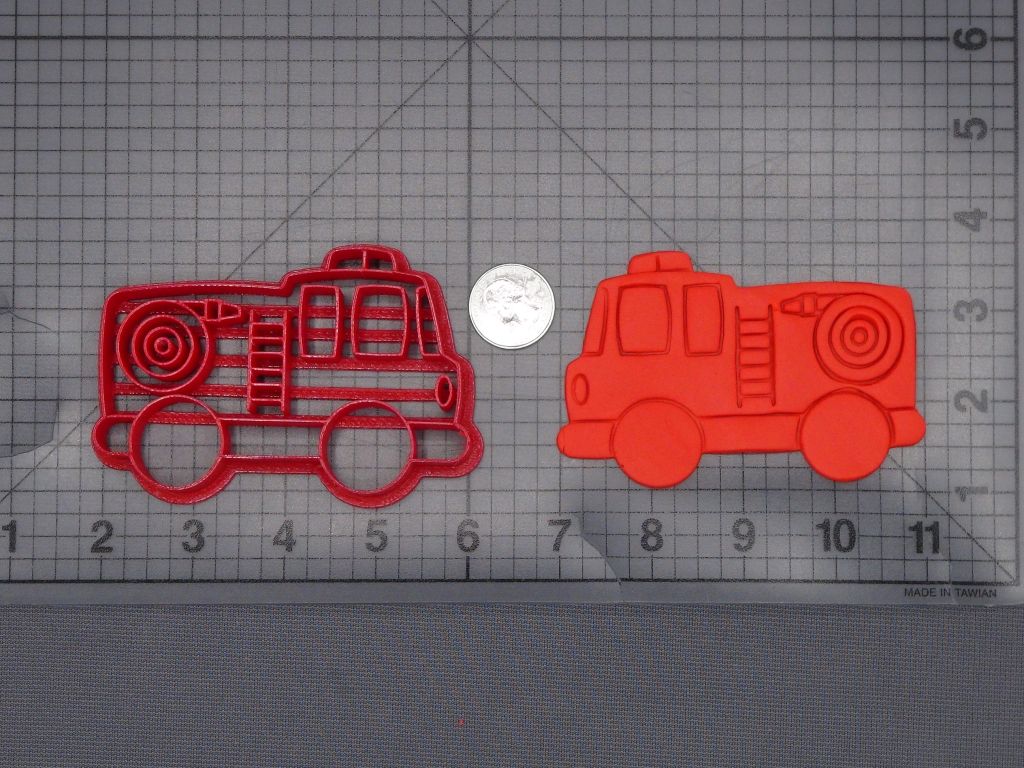 Fire Truck 266-K829 Cookie Cutter