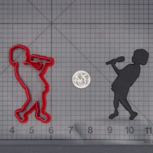 Girl Singing 266-K790 Cookie Cutter Silhouette