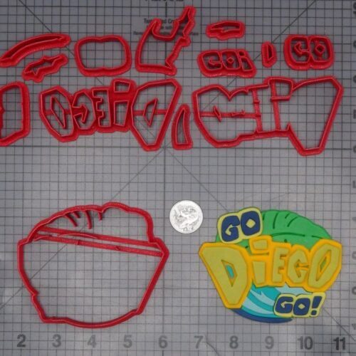 Go Diego Go Logo 266-K913 Cookie Cutter Set