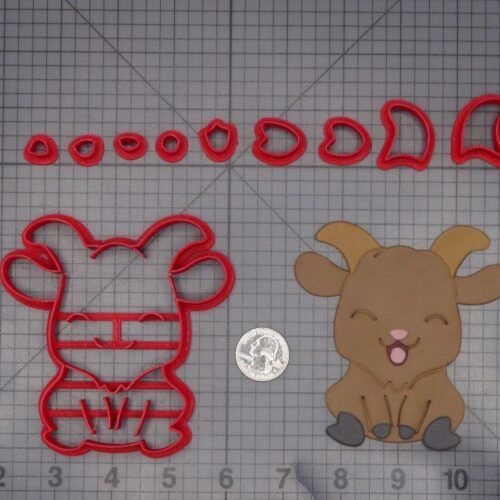 Goat 266-K886 Cookie Cutter Set