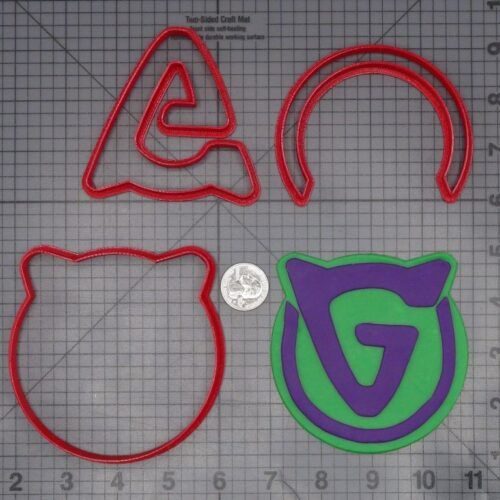 Green Goblin Logo 266-K914 Cookie Cutter Set