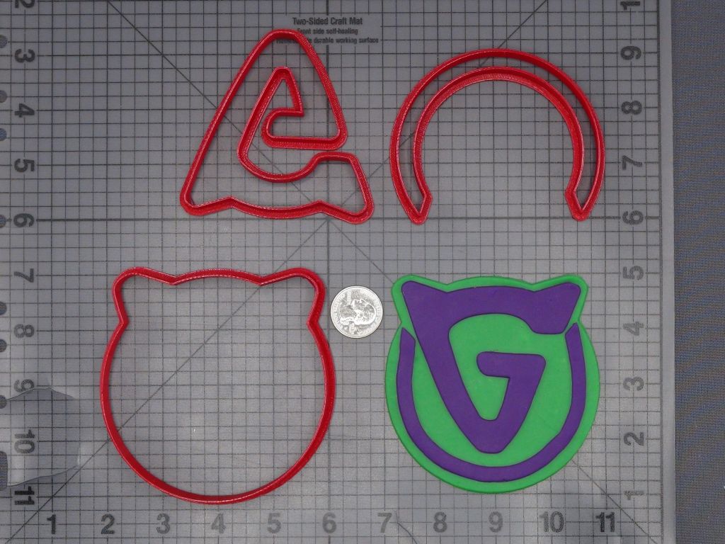 Green Goblin Logo 266-K914 Cookie Cutter Set